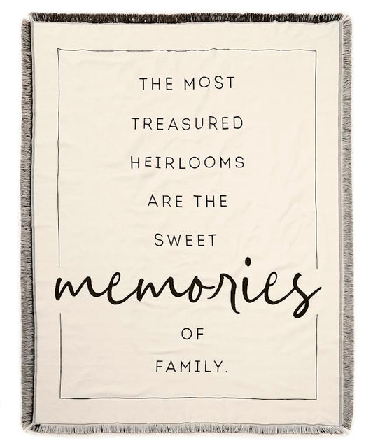 Memories Sentiment Throw