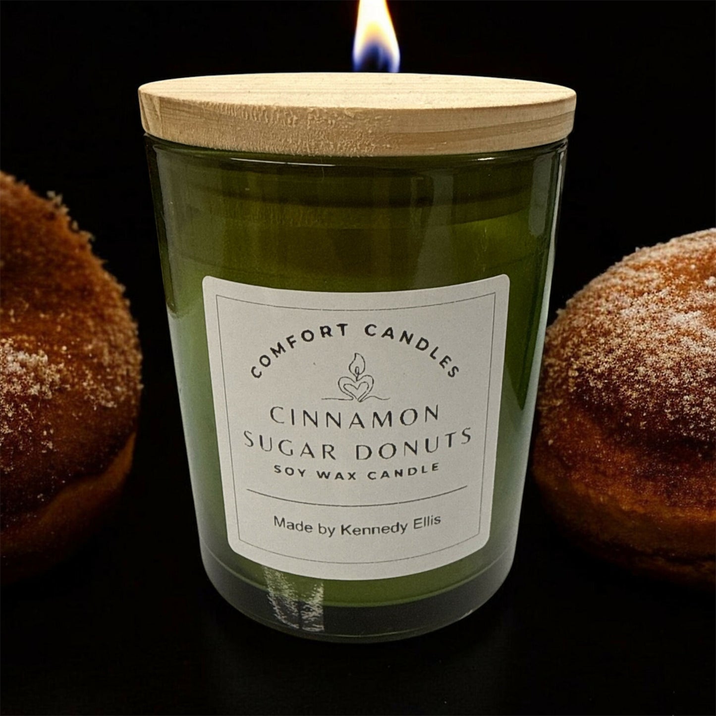 Cinnamon Sugar Donuts Soy Wax Candle