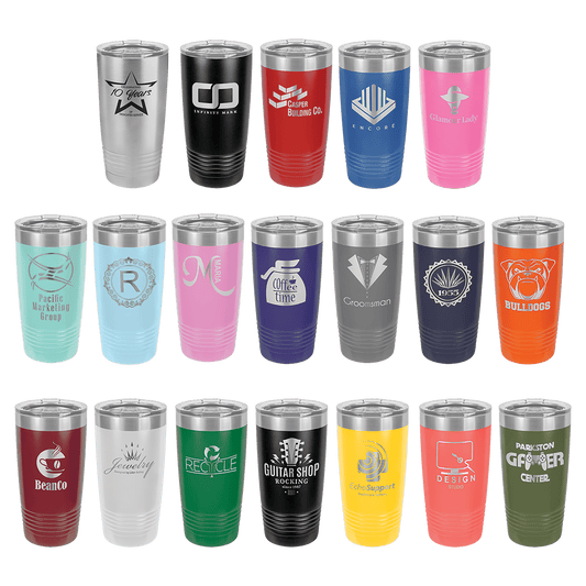 20oz Polar Camel Tumbler w/ slider lid - Engraved with New Ross logo