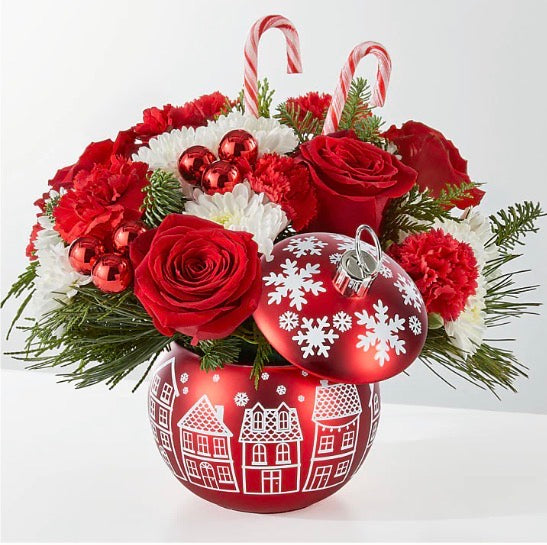 Cheer in the Air Fresh Floral Arrangement