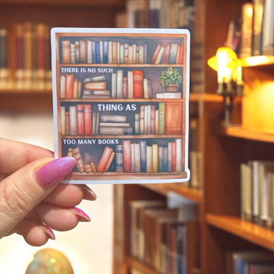 Bookshelf Sticker