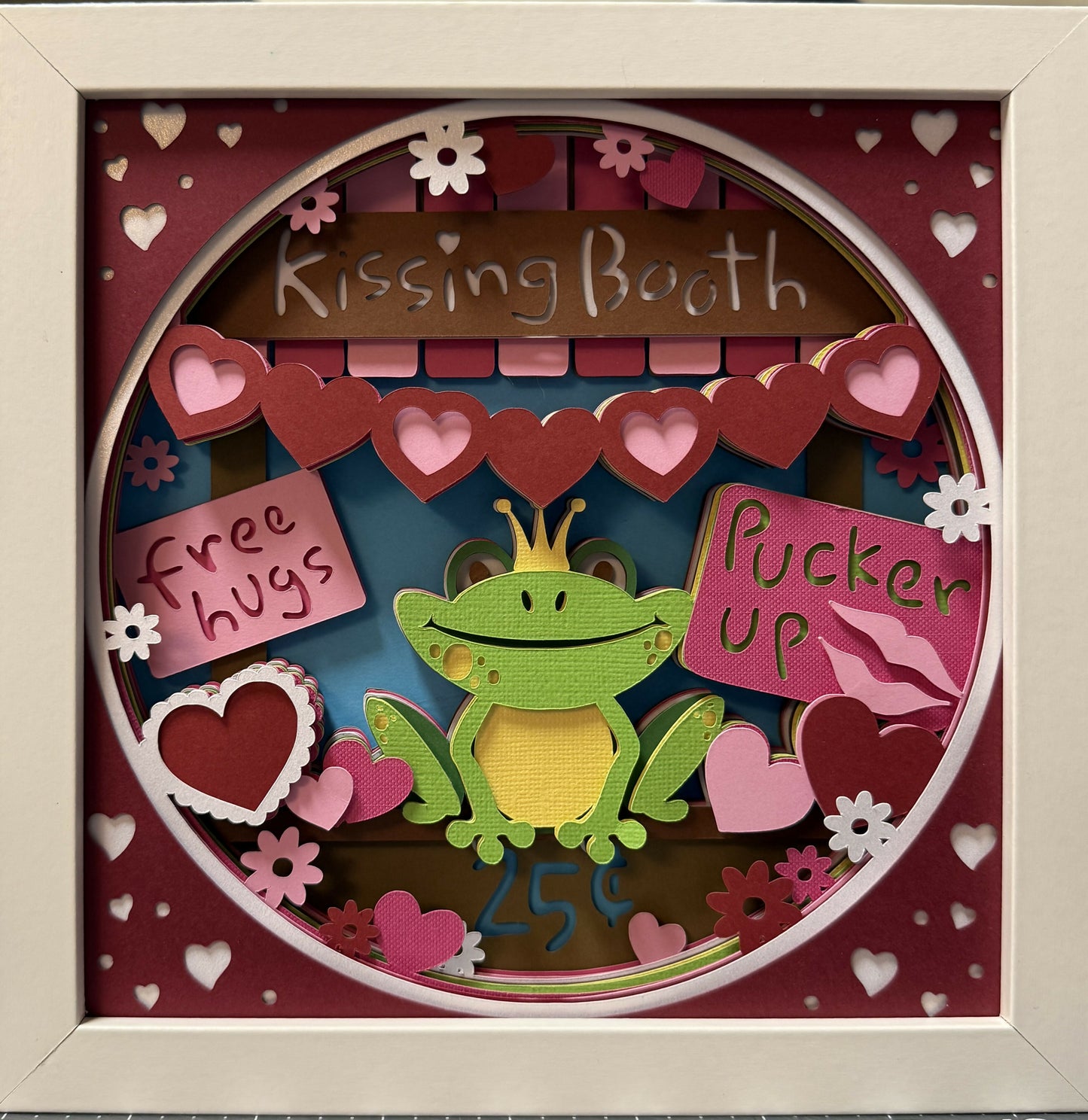 3D Valentines Kissing Booth