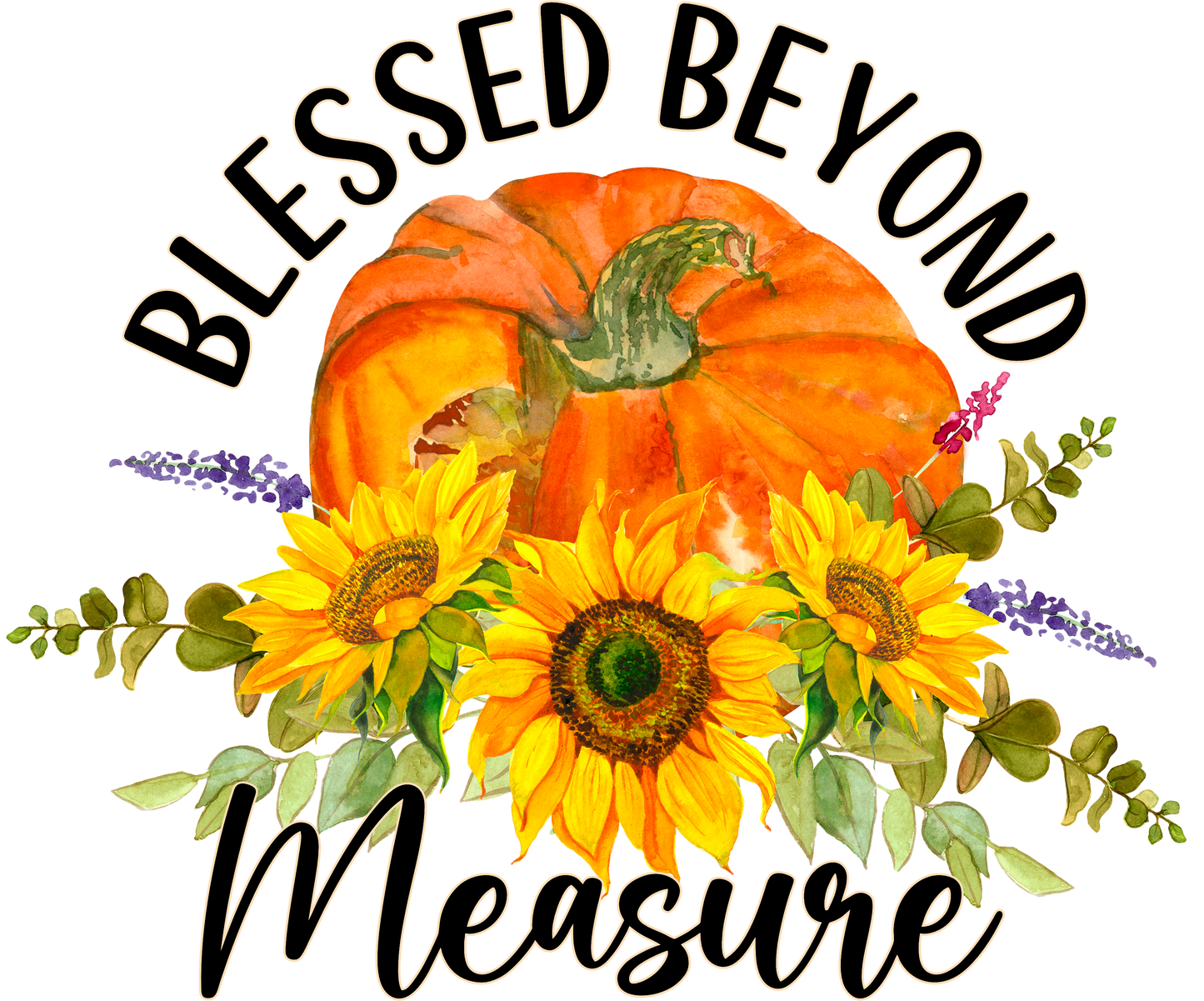 Blessed Beyond Measure Fall Decal