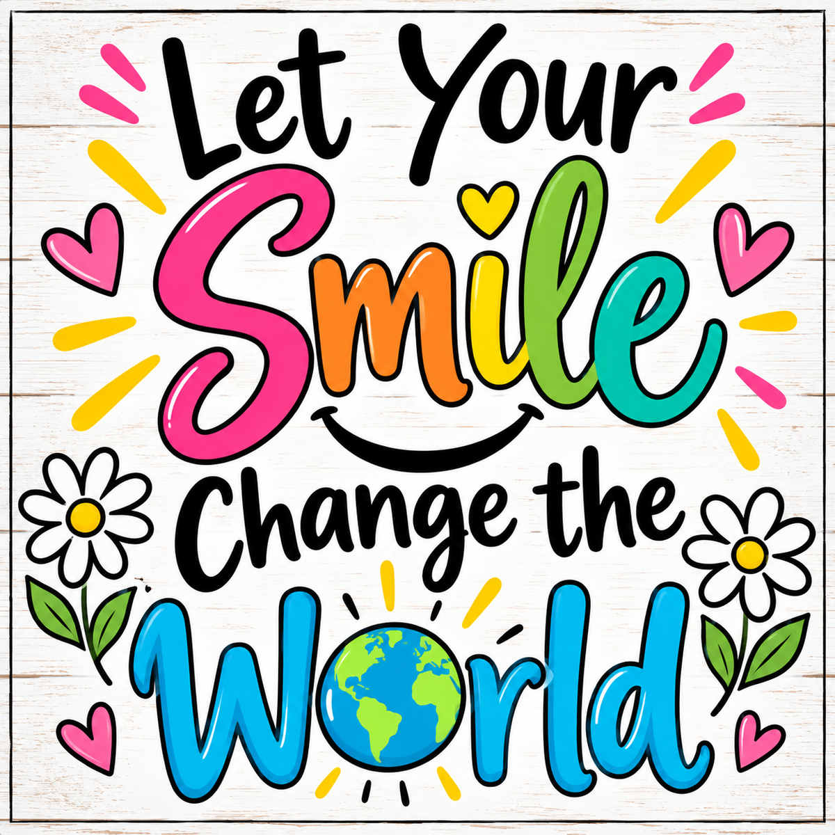 Let Your Smile Change The World magnet