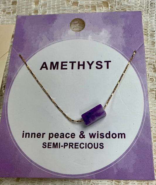 #1092 Crystal necklace