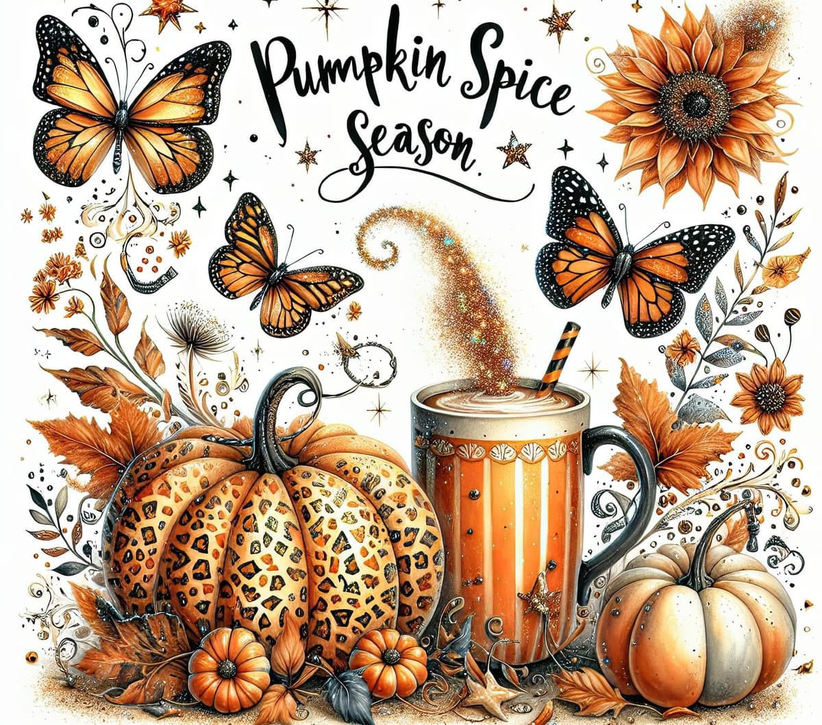 Pumpkin Spice Season Decal