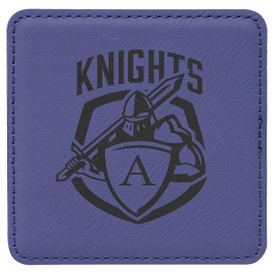 Leatherette Coaster - Engraved with New Ross Logo