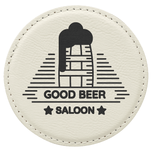 Leatherette Coaster - Engraved with New Ross Logo