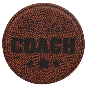 Leatherette Coaster - Engraved with New Ross Logo