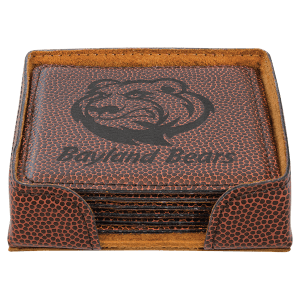 Leatherette Coaster - Engraved with New Ross Logo