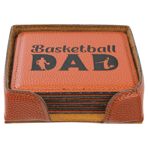 Leatherette Coaster - Engraved with New Ross Logo