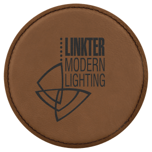 Leatherette Coaster - Engraved with New Ross Logo