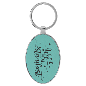 Leatherette Keychains - Engraved with New Ross Logo
