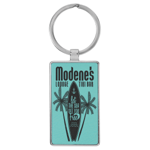 Leatherette Keychains - Engraved with New Ross Logo