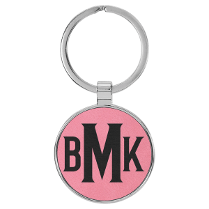 Leatherette Keychains - Engraved with New Ross Logo