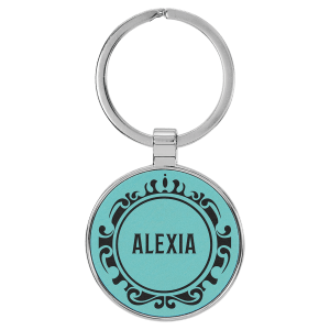 Leatherette Keychains - Engraved with New Ross Logo