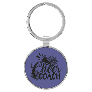 Leatherette Keychains - Engraved with New Ross Logo
