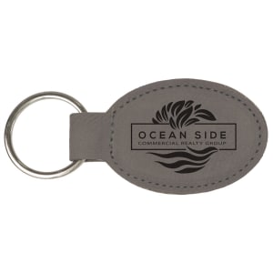 Leatherette Keychains - Engraved with New Ross Logo