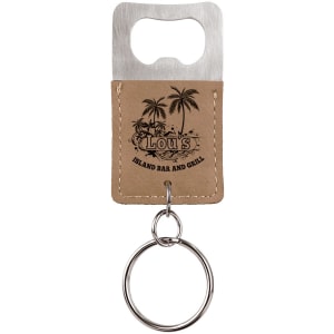 Leatherette Keychains - Engraved with New Ross Logo
