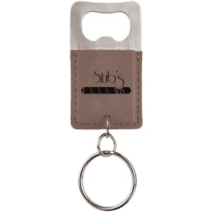 Leatherette Keychains - Engraved with New Ross Logo