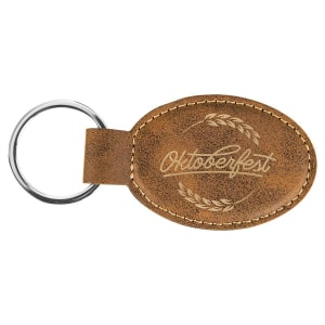 Leatherette Keychains - Engraved with New Ross Logo
