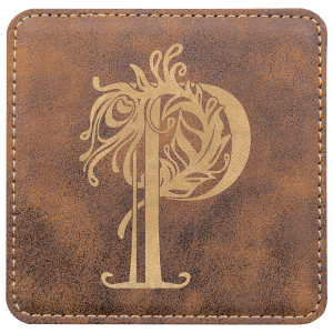 Leatherette Coaster - Engraved with New Ross Logo