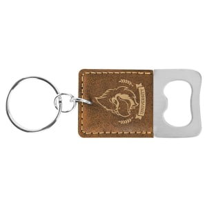 Leatherette Keychains - Engraved with New Ross Logo