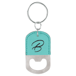 Leatherette Keychains - Engraved with New Ross Logo