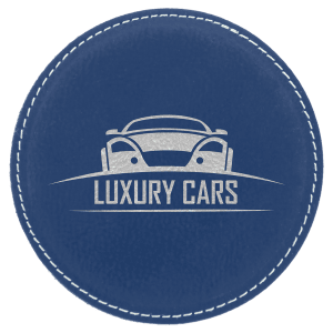 Leatherette Coaster - Engraved with New Ross Logo