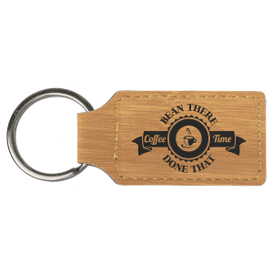 Leatherette Keychains - Engraved with New Ross Logo