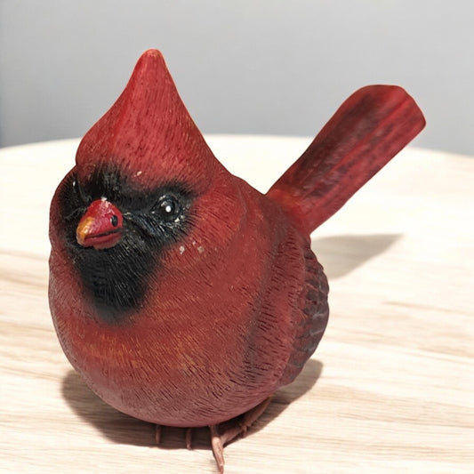 Small Red Cardinal Figurine