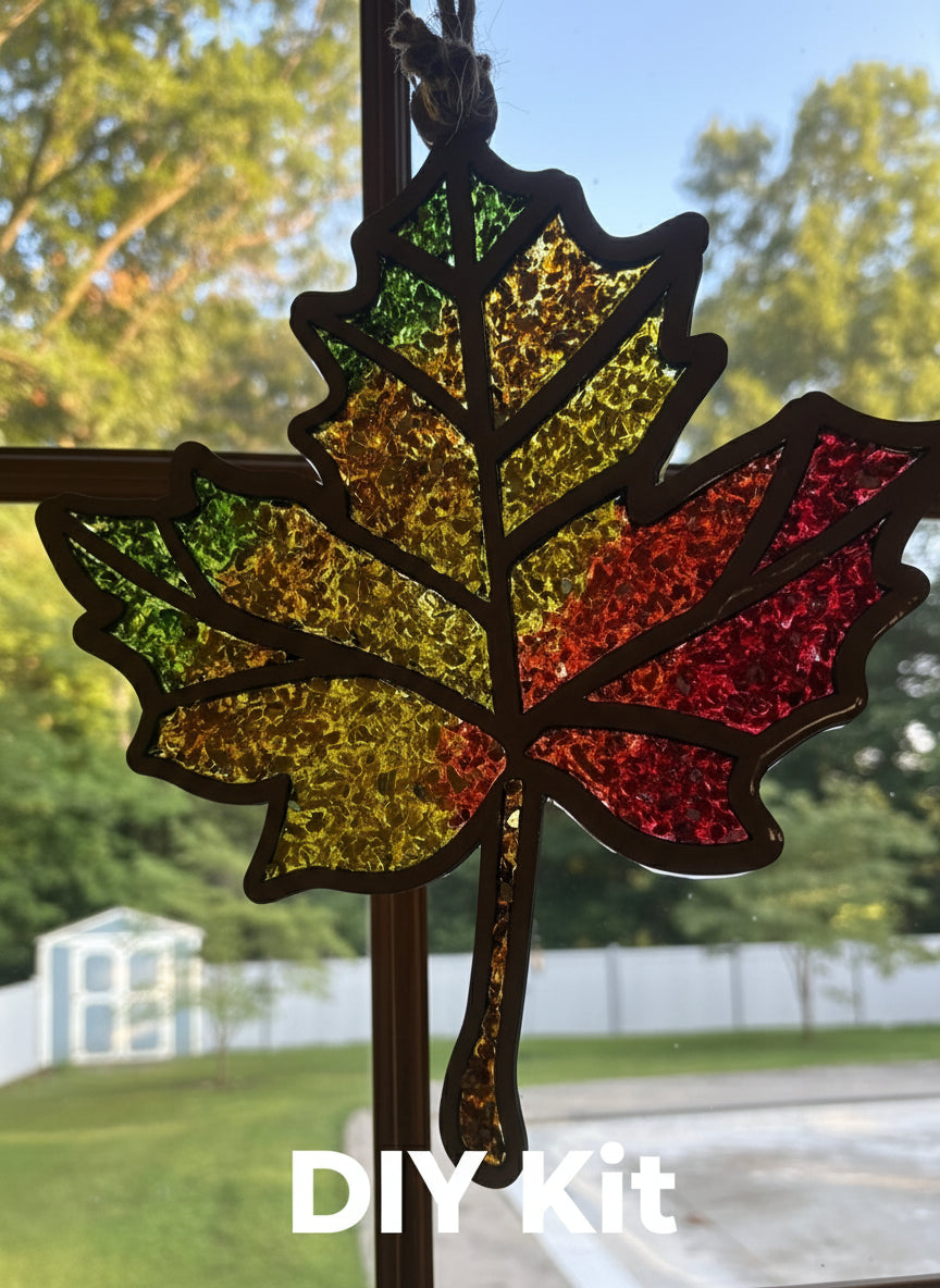 DIY Kit - Maple Leaf Sun Catcher