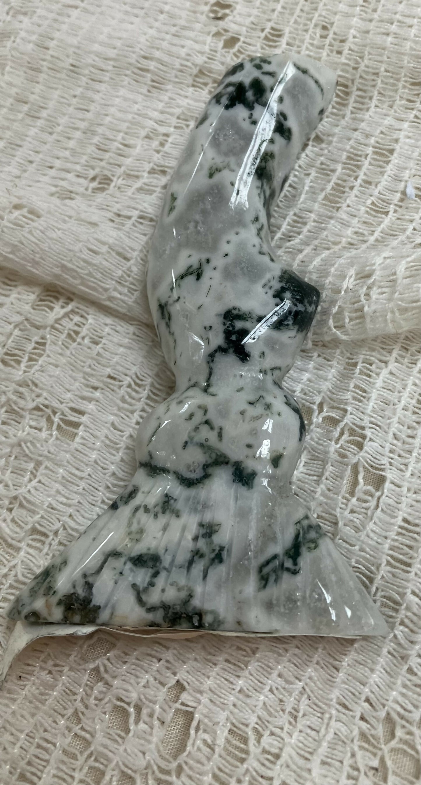 #3283 Crystal witches broom moss agate