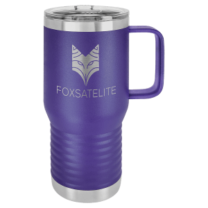20oz Polar Camel Travel Tumbler w/handle - Engraved with New Ross Logo