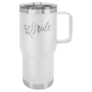 20oz Polar Camel Travel Tumbler w/handle - Engraved with New Ross Logo