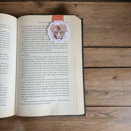 Tiger Magnetic Bookmark
