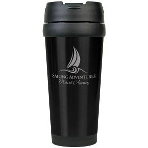 16 oz. Laserable Stainless Steel Travel Mug without Handle - Your design