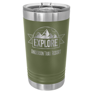 16oz Polar Camel Pint w/ slider lid
