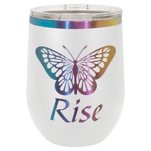 Ion plated White Prism Tumblers