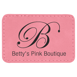 Leatherette Patches 3 1/2 x 2 1/2 standard size for hats, clothing, and more! Hex, rectangle, square, circle, and oval design.