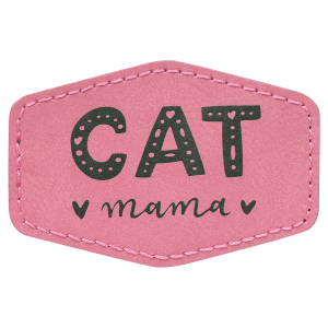Leatherette Patches 3 1/2 x 2 1/2 standard size for hats, clothing, and more! Hex, rectangle, square, circle, and oval design.