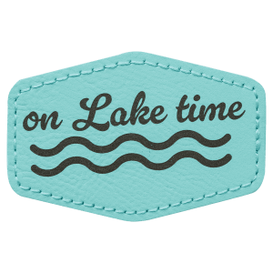 Leatherette Patches 3 1/2 x 2 1/2 standard size for hats, clothing, and more! Hex, rectangle, square, circle, and oval design.