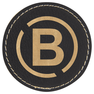 Leatherette Patches 3 1/2 x 2 1/2 standard size for hats, clothing, and more! Hex, rectangle, square, circle, and oval design.
