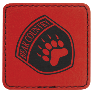 Leatherette Patches 3 1/2 x 2 1/2 standard size for hats, clothing, and more! Hex, rectangle, square, circle, and oval design.