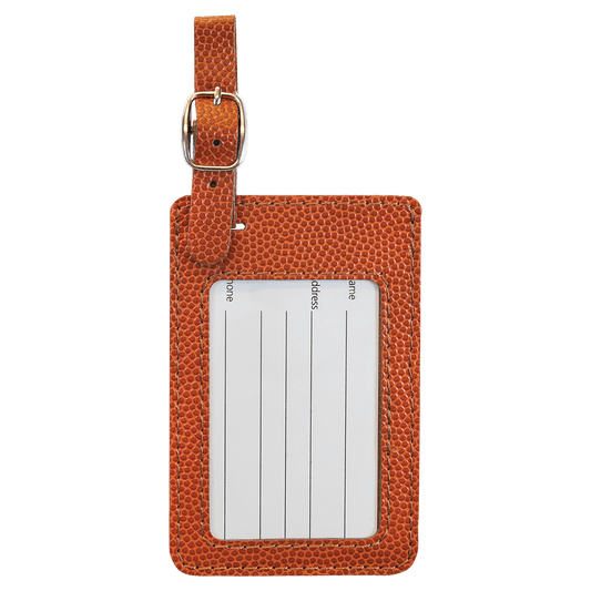 4 1/4" x 2 3/4" Leatherette Luggage Tag