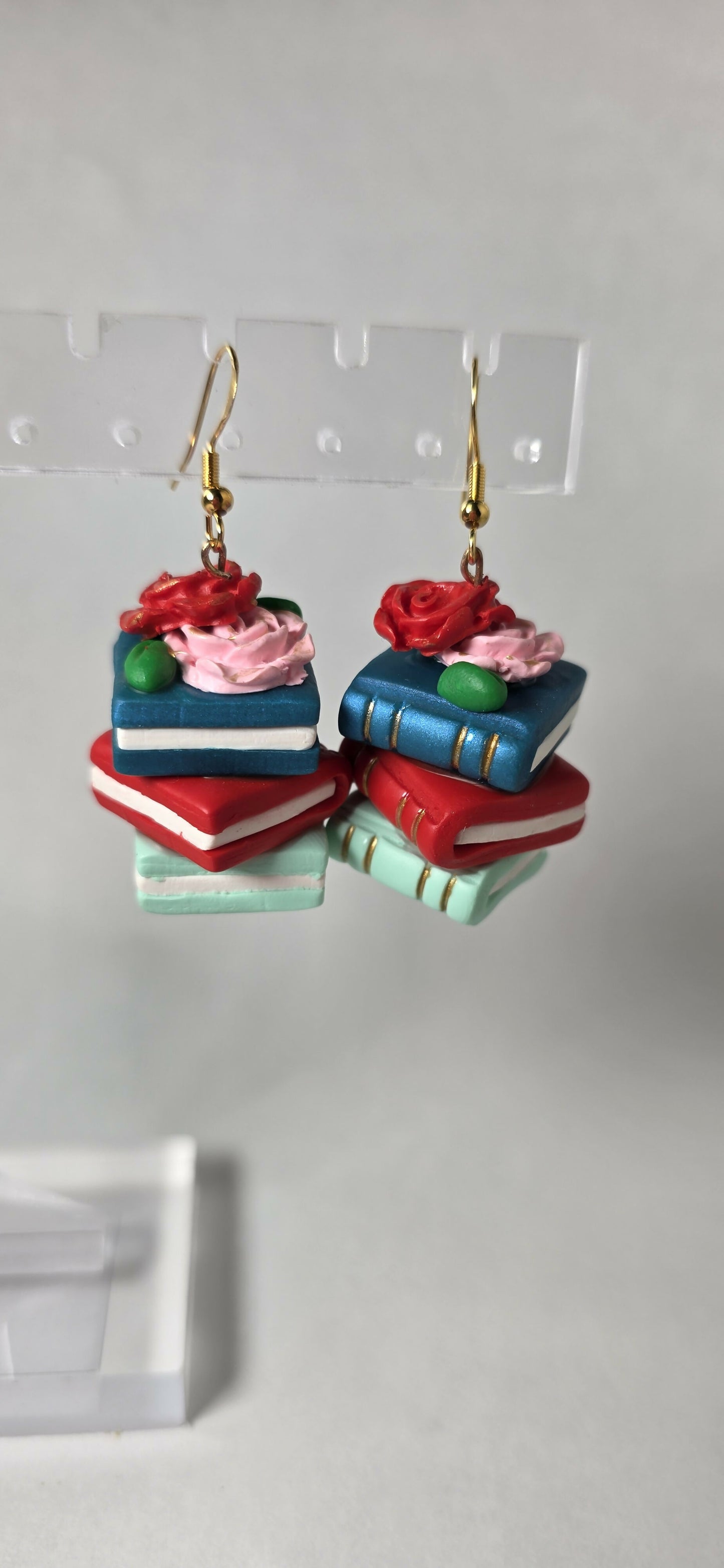 Book Stack Earrings