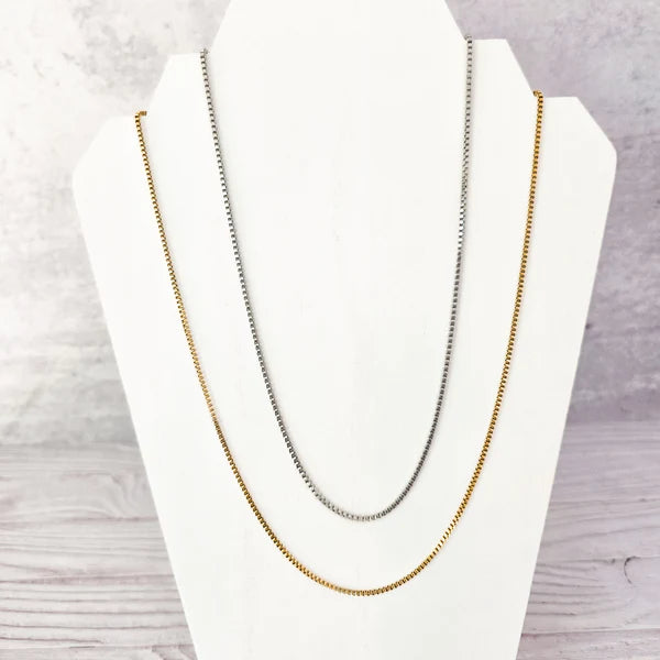 Men's Full Box Chain Necklace