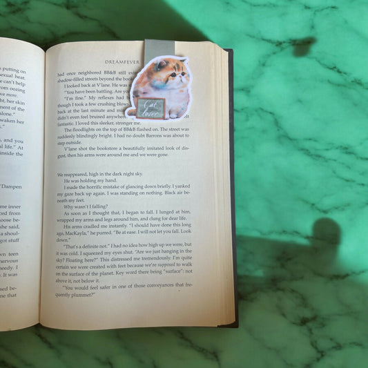 Cat Lover Magnetic Bookmark