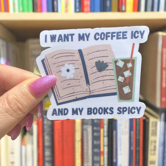icy Spicy Book Sticker
