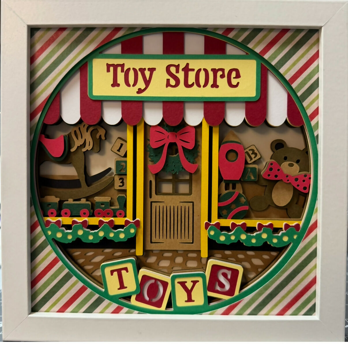 3D Layered Toy Store Shadowbox